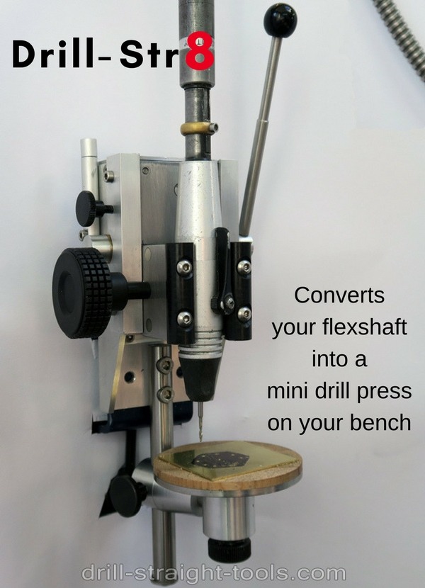 Drill-Str8 mini drill press jewelers bench