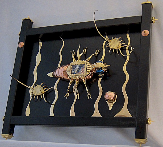 Birth - interactive wall sculpture