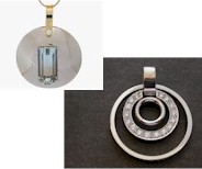 Trendy circle pendants