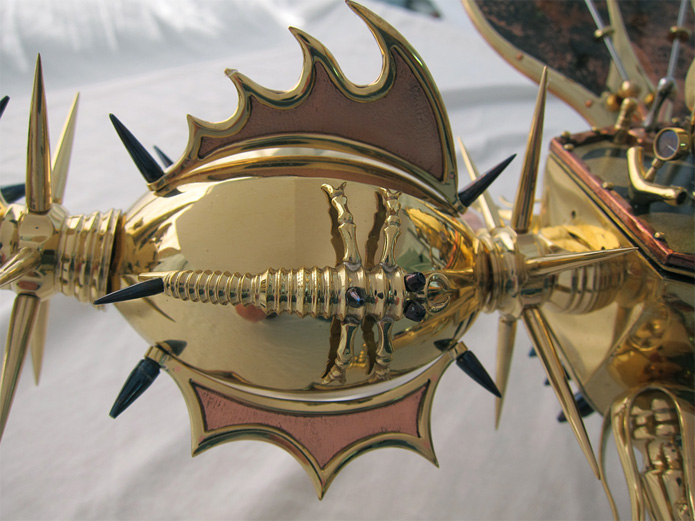 Dragonfly Fighter transporting attack larvae