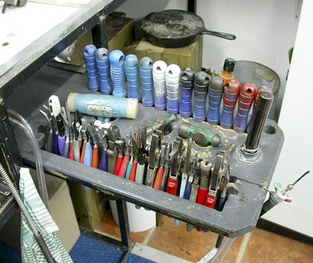 Sorting Tray for Pliers and Files
