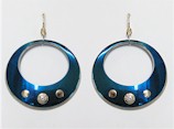 Titanium Earrings - Open Circle Design